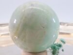 Große Pistazien Calcit Edelsteinkugel, 55 mm – Bild 7