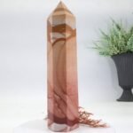 GROSSER SERPEGGIANTE Edelstein Turm, Obelisk, Mineralien Kristall Spitze 180 mm – Bild 2