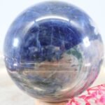 Sodalit Edelsteinkugel in Königsblau - hohe Qualität 73 mm – Bild 10