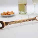 Vergoldeter Ring-Gabelschlüssel 22er inkl. Halter