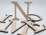 HOLZ BUCHSTABEN AHORN, natürliche Holzbuchstaben, Personalisierter Schriftzug – Bild 4